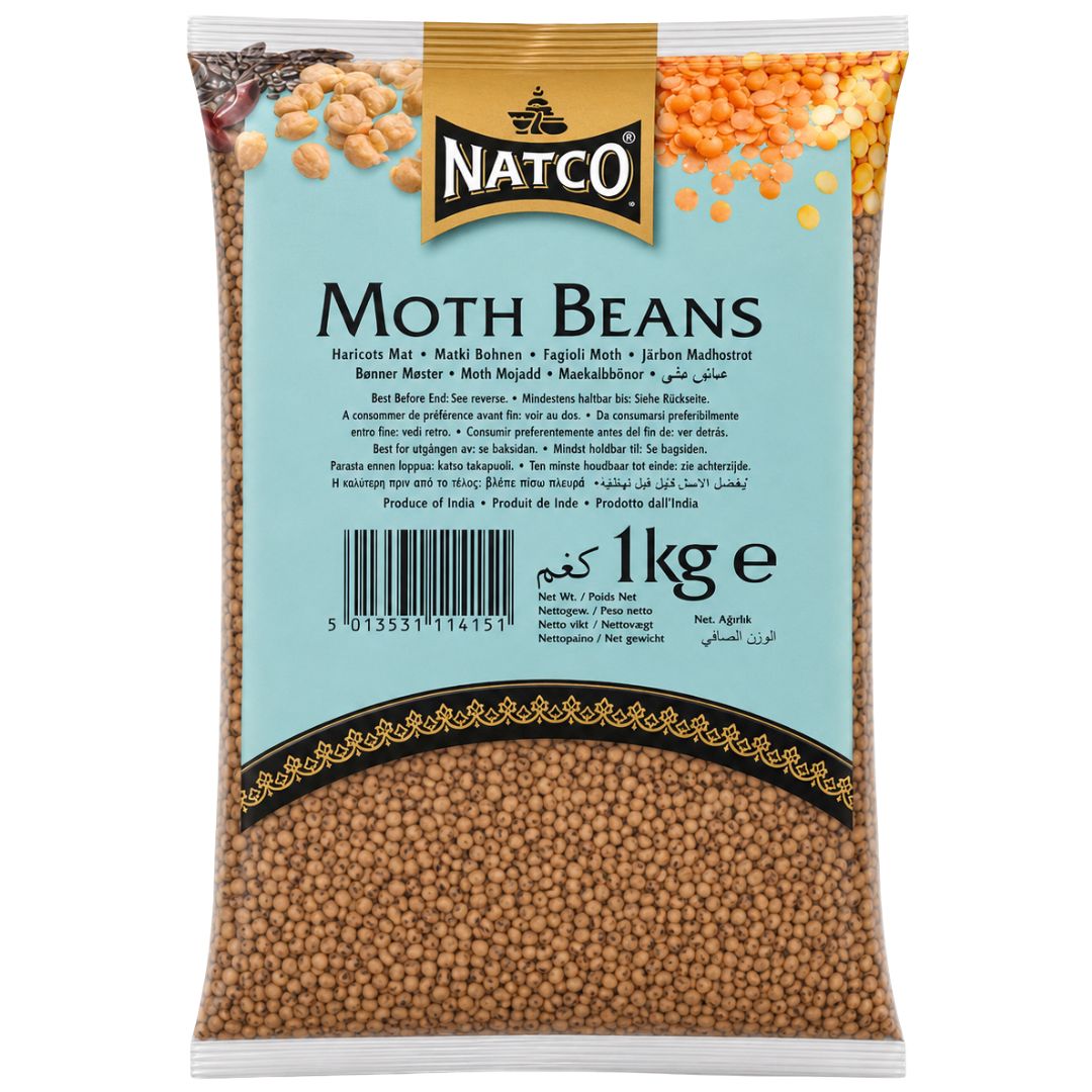 Judias Mungo parda menuda (Vigna aconitifolia) | Moth Beans 1kg Natco