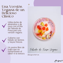 Cargar imagen en el visor de la galería, Vegan Strawberry Falooda: rich, refreshing, and plant-based.