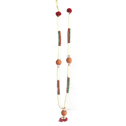 Medium Pearl Garland | Medium Artificial Flower Multipurpose Garland (Mala)