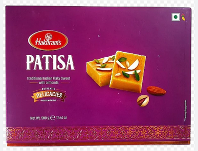 Dulces hojaldrados indios con almendras | Indian Flaky Sweets with Almonds | Patisha 500g Haldiram