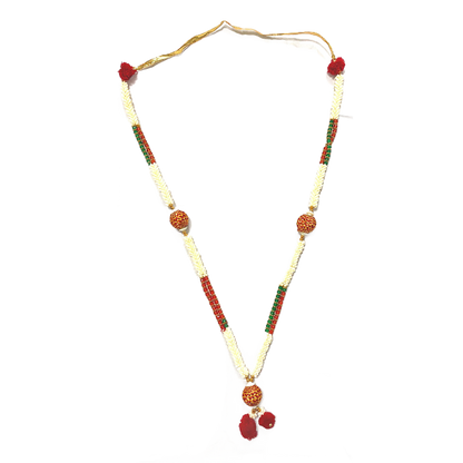 Medium Pearl Garland | Medium Artificial Flower Multipurpose Garland (Mala)