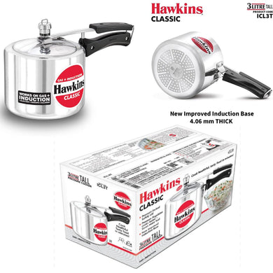 Olla de presion | Pressure Cooker (Havibase) Hawkins 3Ltr. Classic (Gas+Induccion) ICL3T