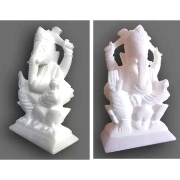Lord Ganesha Statues (Idol) in White Marble |
