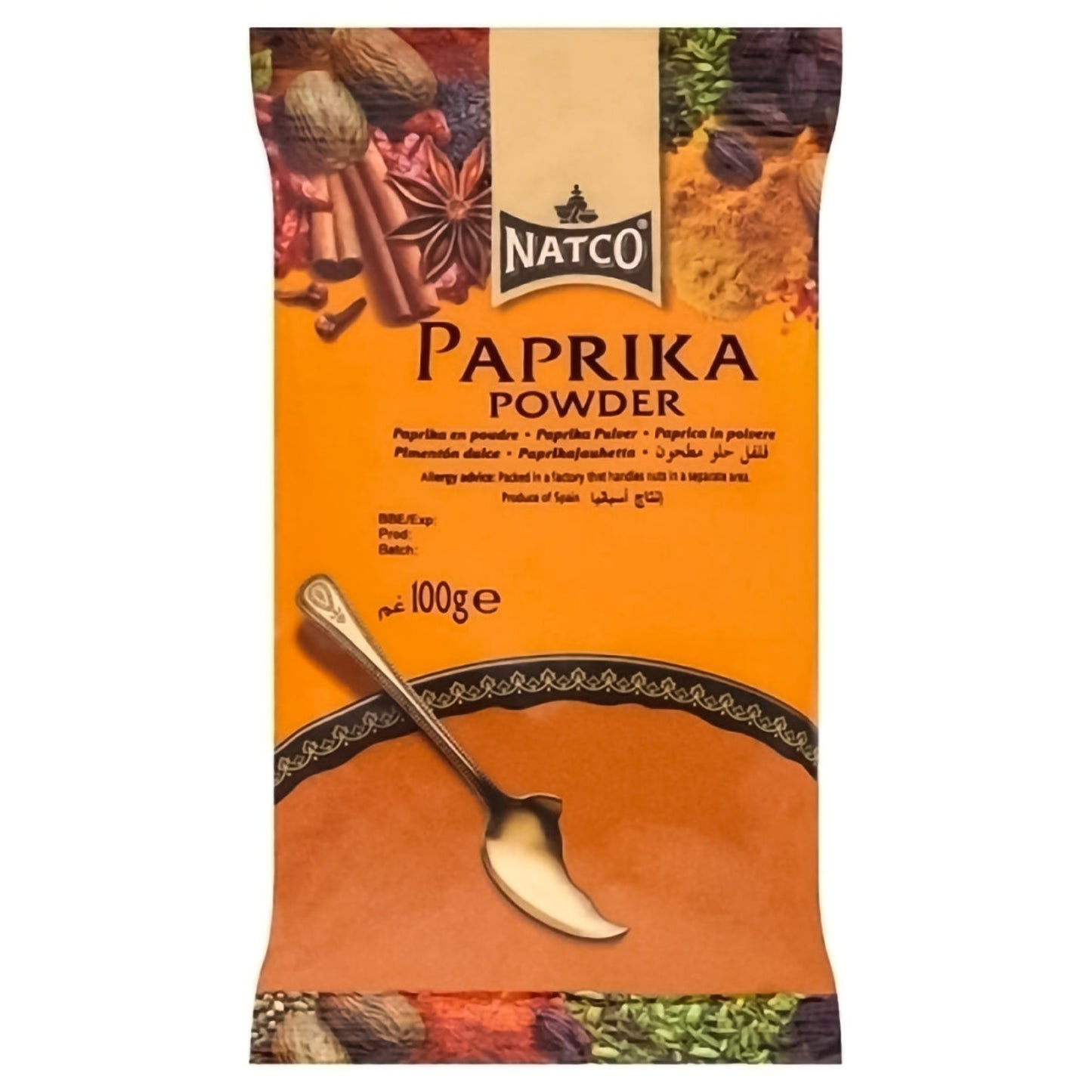 Pimentón Dulce | Paprika 100g Natco