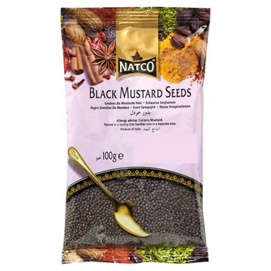 Semillas de Mostaza Negro | Black Mustard Seeds 100g Natco