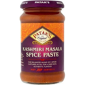 Pasta Kashmiri con mezcla de especias de "Patak" | Kashmiri Masala Paste 312g Patak's