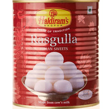 Load image into Gallery viewer, Dulce Buñuelos esponjosos de requeson Rasgula de rosas | Rasgulla Dessert 1kg Haldiram