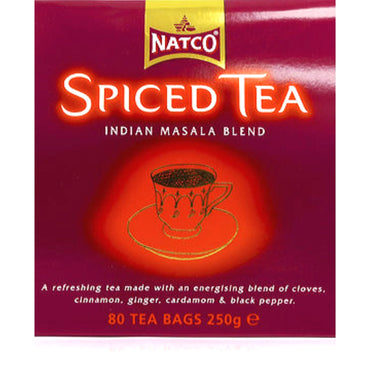 Te con especias en bolsitas (Masala Chai) | Spiced tea bags (Masala Chai) 40bags/125g Natco