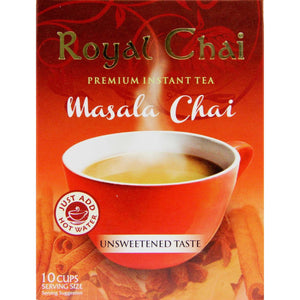 Te instantáneo especiado "Masala Chai" | Instant Tea Masala Chai Unsweetened Chai 10sachet*180g Royal