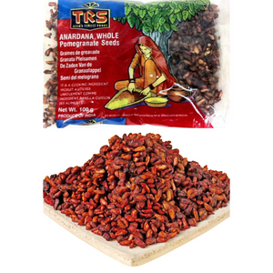 Semillas de granada | Pomegranate seeds | Anardana Whole 100g TRS