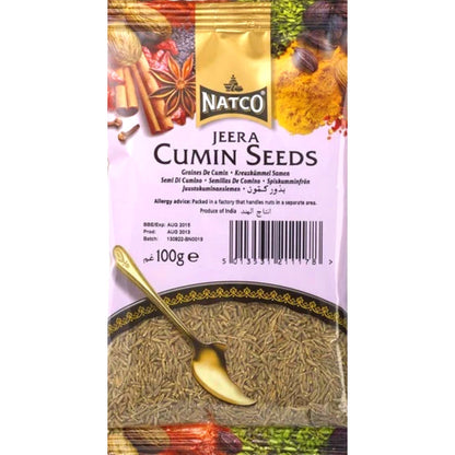 Semillas de Comino (Cuminum cyminum) | Cumin Seeds 100g Natco