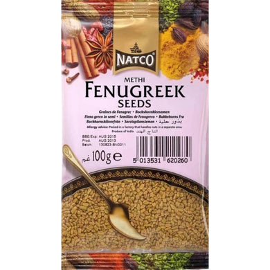 Semillas de Fenogreco | Fenugreek Seeds 100g Natco