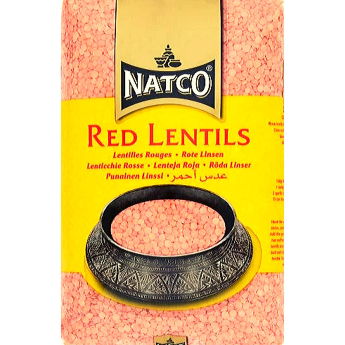 Lentejas Rojas (Lens culinaris) | Red Lentils | Masoor dal 1kg Natco
