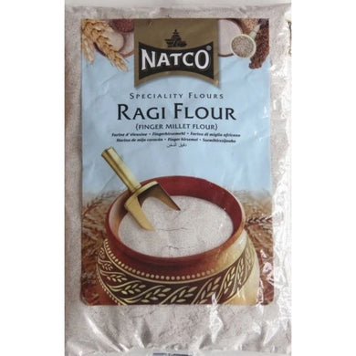 Harina de Mijo Africano | Finger millet flour | Ragi Flour 900g Natco