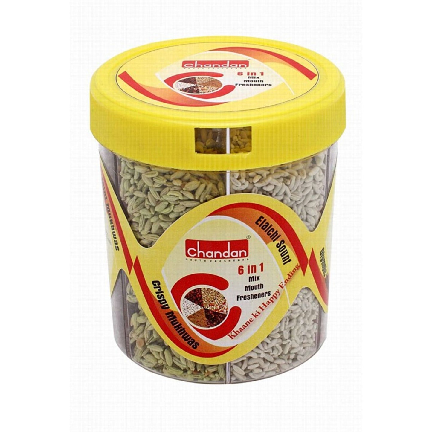 Masticable Digestivo refrescante | Mixed Mouth Freshener | Mukhwas 6 in 1 Tin 250g Chandan