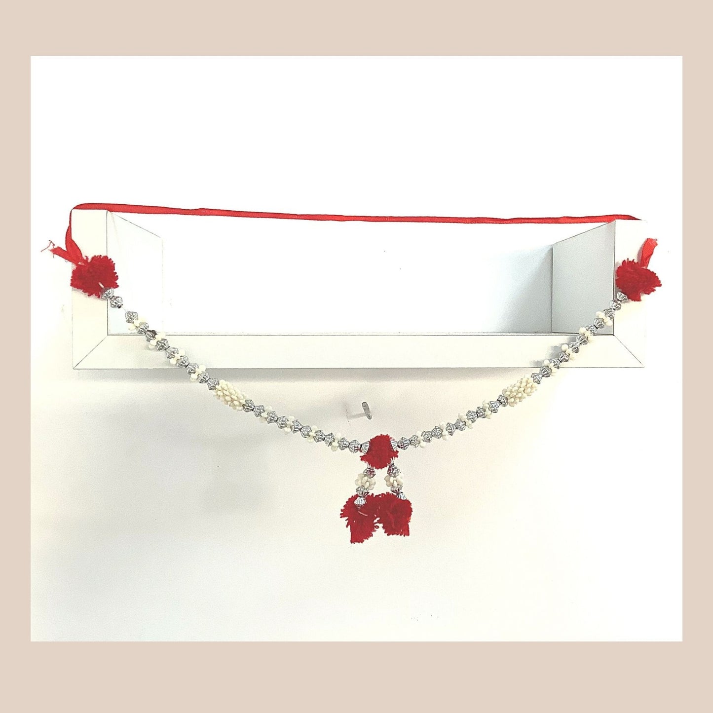 Small Artificial Flower Garland for Idol Mala for God | Small Artificial Flower Multipurpose Garland (Mala)