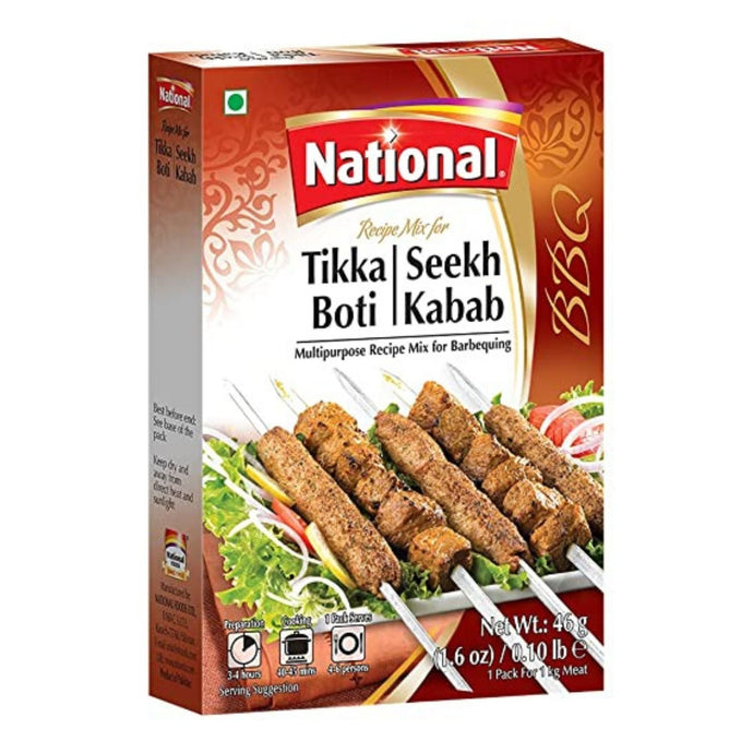 Especias para Adobados | Tikka Boti & Seekh Kabab Masala 92g National
