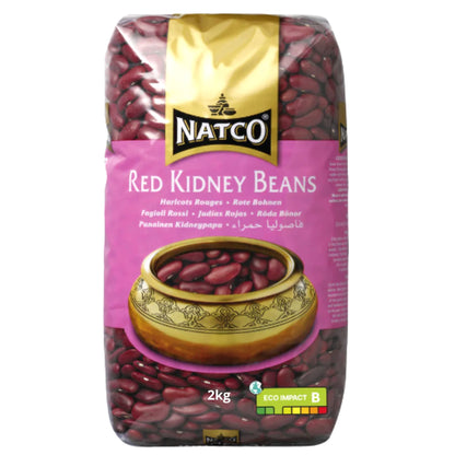 Red Beans (Phaseolus vulgaris) | Red Kidney Bean | Rajma 2kg Natco