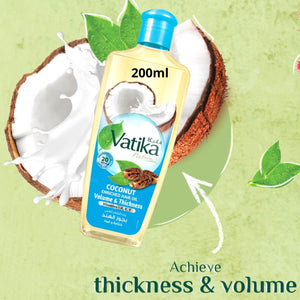 Aceite de Coco | Coconut Oil Multivitamin + Hair Oil for volume & thickness 200ml Vatika