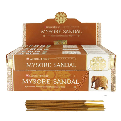 Incienso | Incense Stick Mysore Sandalwood (Masala Agarbatti ) 15g Garden Fresh
