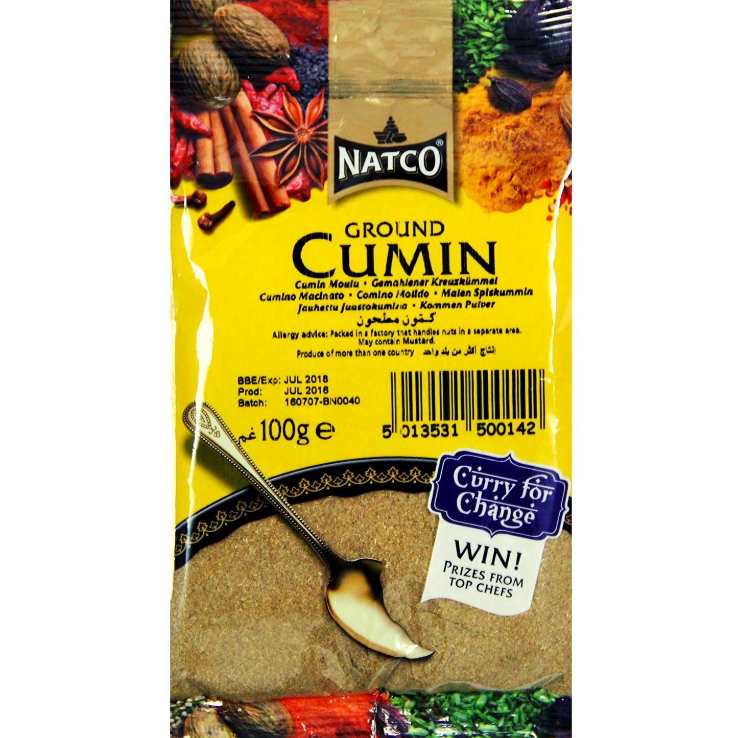 Comino en Polvo | Cumin Powder 100g Natco