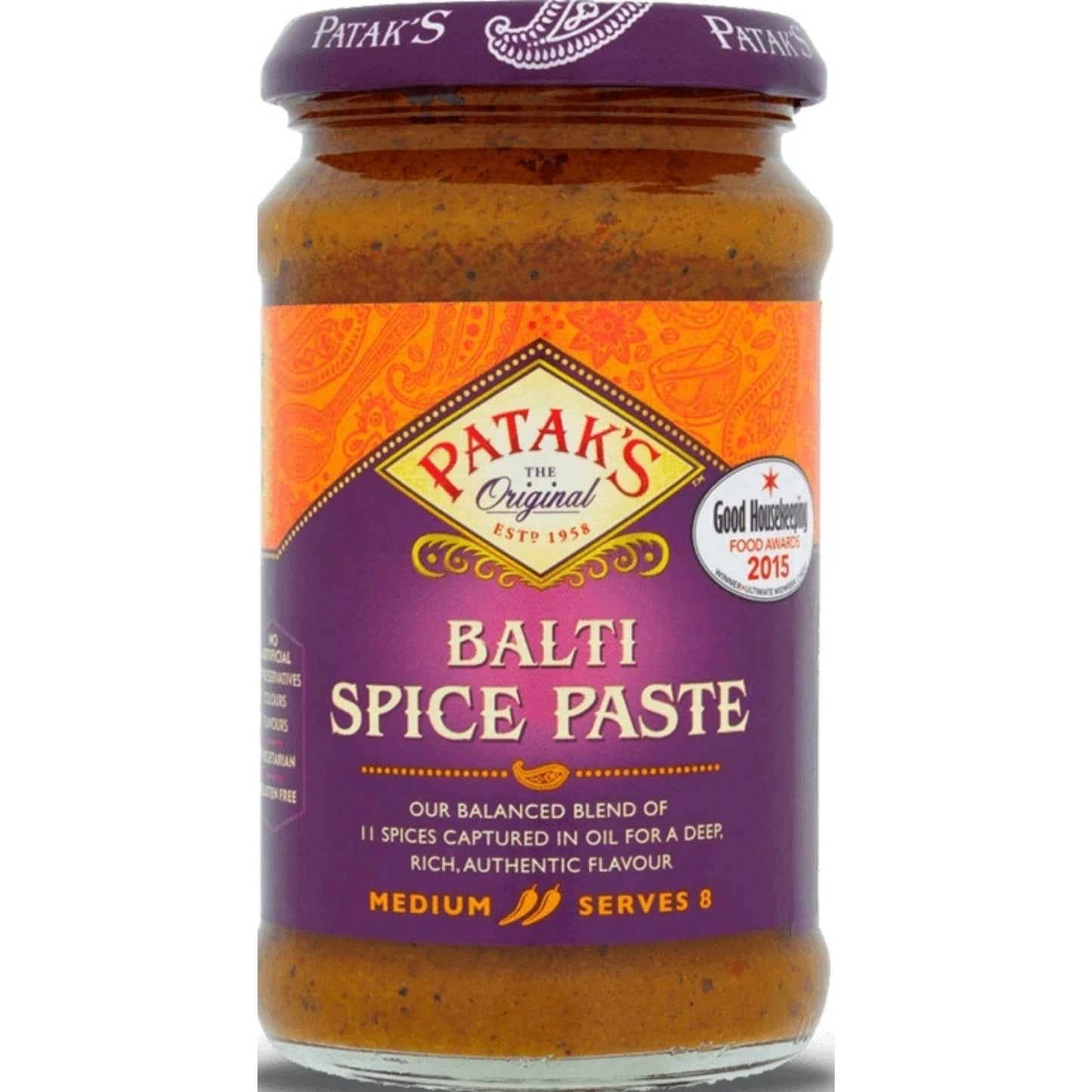 Pasta de Curry Balti | Balti Curry Paste 283g Patak's
