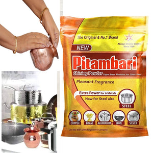 Polvo Brillante para Vasos | Shining Powder for Vessels (Tambaram Pitalam) 150g Pitambari