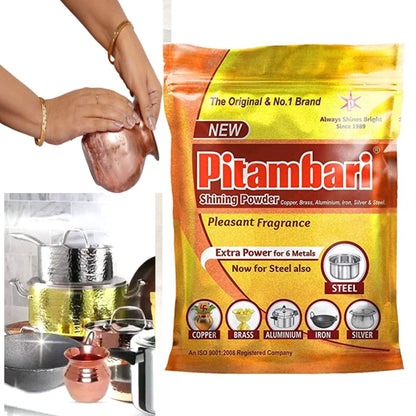 Shiny Powder for Glasses | Shining Powder for Vessels (Tambaram Pitalam) 50g Pitambari