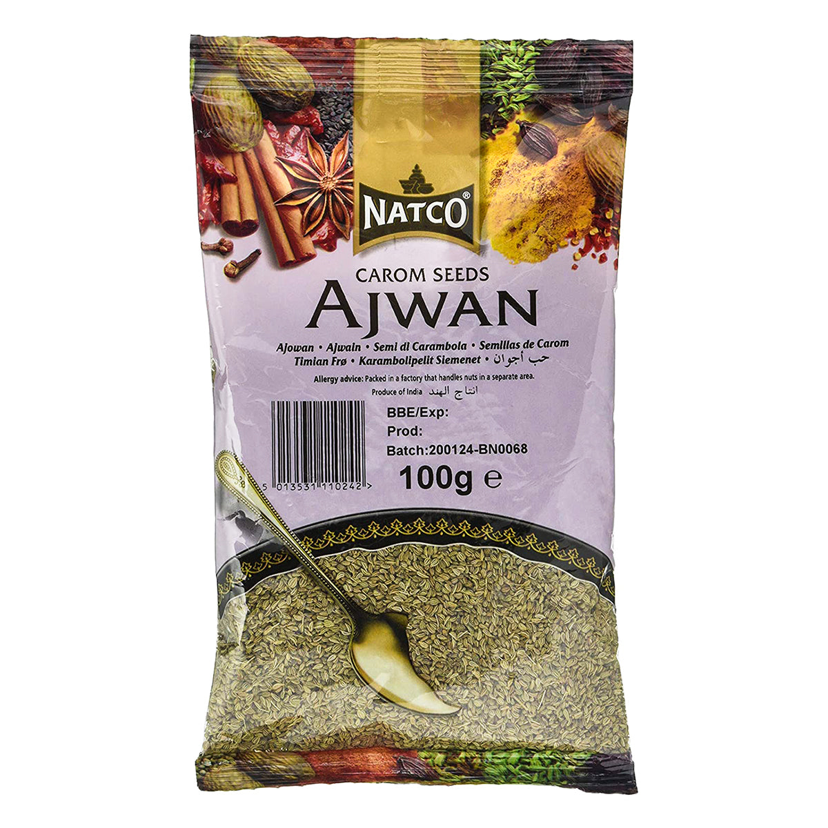 Semillas de Carom | Ajwain Seeds 100g Natco