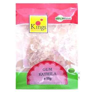 Tragacanto Indio de la goma | Indian Gum Tragacanth | Goond Katira (Edible Gum) 50g Kings