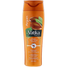 Load image into Gallery viewer, Champú Brillo Sedoso Argan Exotic | Argan Exotic Silky Shine Shampoo 400ml Vatika Dabur