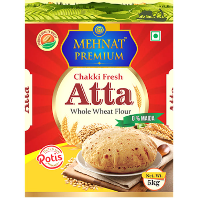 Harina de Trigo para Chapati | Wheat Flour for Chapati 5kg Mehnat