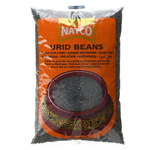 Frijol negro (Vigna mungo) | Whole Urid Beans 2kg Natco