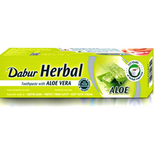 Load image into Gallery viewer, Pasta de Dientes Herbal de Aloe Vera | Toothpaste Aloe Vera Herbal 100ml Dabur