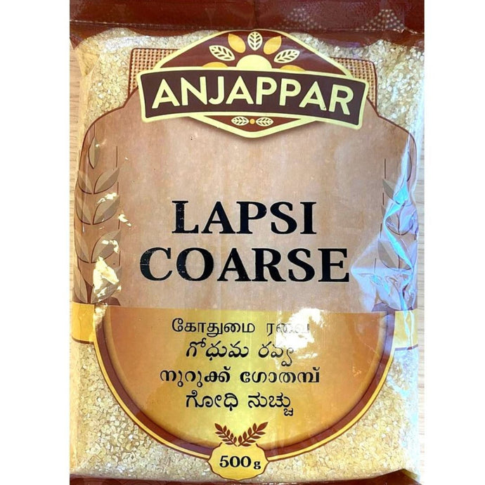 Trigo Triturado (Bulgur) | Crushed Wheat | Lapsi Coarse (Daliya) 500g Anjappar