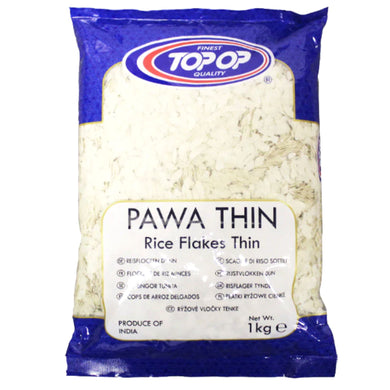 Copos de Arroz finos | Rice Flakes Thin | Poha Thin (Pawa) 1kg Top op