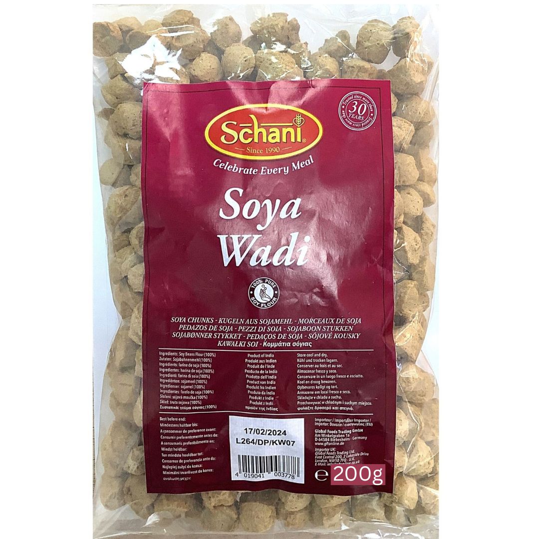 Soja Texturizada extra gruesa | Soya Chunks 200g Schani