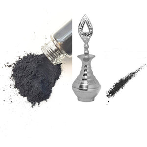 Negro Kohl Surma (para ojos) | Herbal Natural Surma Powder (Granel /Loose) 20g