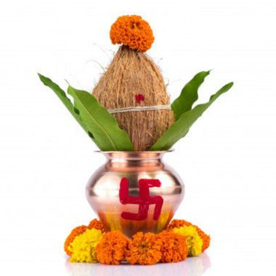 Kalash para Pooja | Copper Kalash (Small) for Pooja