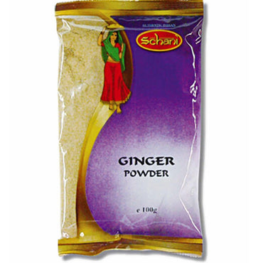 Ginger Powder 100G Schani "Enhance your dishes with Schani Ginger Powder. Perfect for soups, curries, and marinades. Add a warm, zesty flavor to your culinary creations."