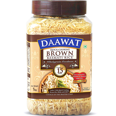 Arroz integral Basmati |  Brown Basmati Rice 1kg Daawat