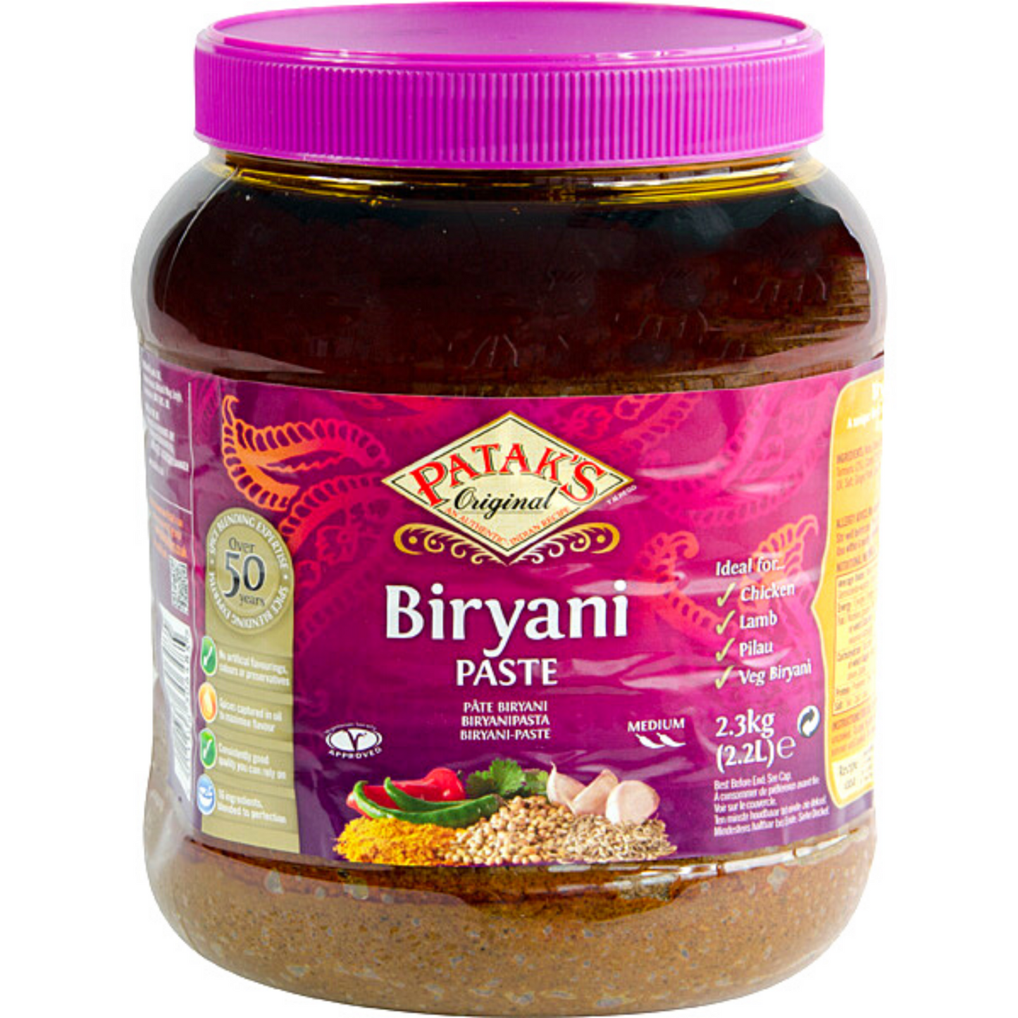 Pasta de Biryani | Biryani Paste 2.3kg Patak's