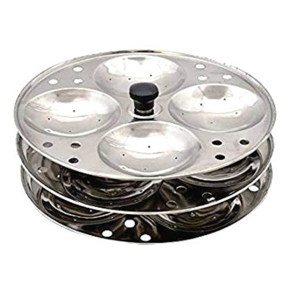 Idli Maker (Stand) in Stainless Steel - 3 Plates