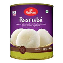 Load image into Gallery viewer, Dulce requeson en crema de leche con cardamomo y pistacho | Rasmalai Dessert 1kg Haldiram