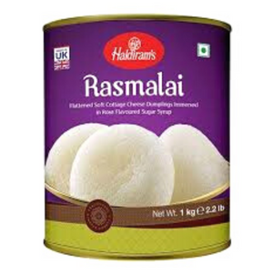 Dulce requeson en crema de leche con cardamomo y pistacho | Rasmalai Dessert 1kg Haldiram