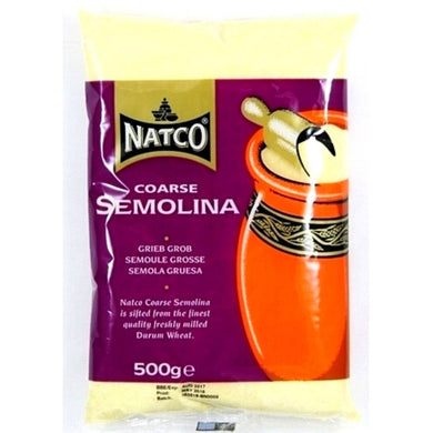 Sémola de Trigo | Coarse Semolina | Sooji /Suji 500g Natco
