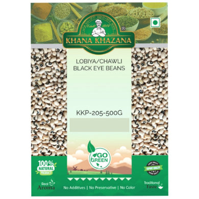 Judias esparrago (Vigna unguiculata) | Black Eye Beans 500g Khana Khazana