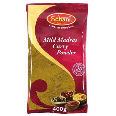 Curry De Madras suave | Madras Curry Powder Mild 400g Schani