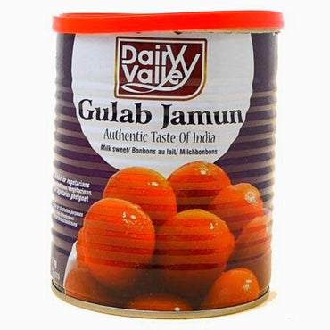 Dulce Bolas de leche frita en sirope con agua de rosas | Gulab Jamun 1kg Happy Halwai