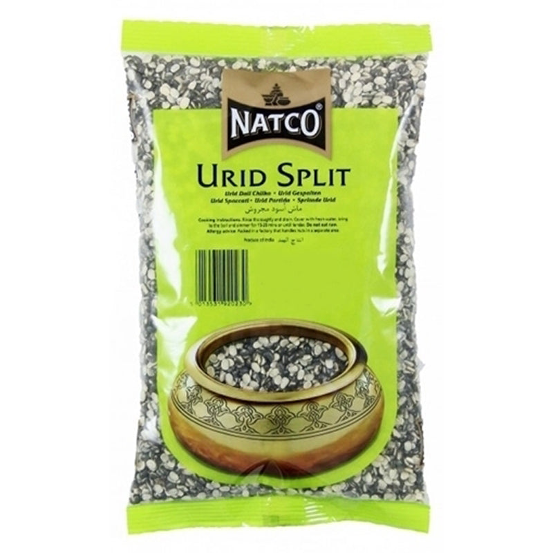 Frijol negro Partido (Vigna mungo) | Split Urid dal 500g Natco